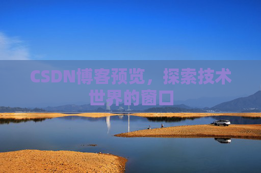 CSDN博客预览，探索技术世界的窗口
